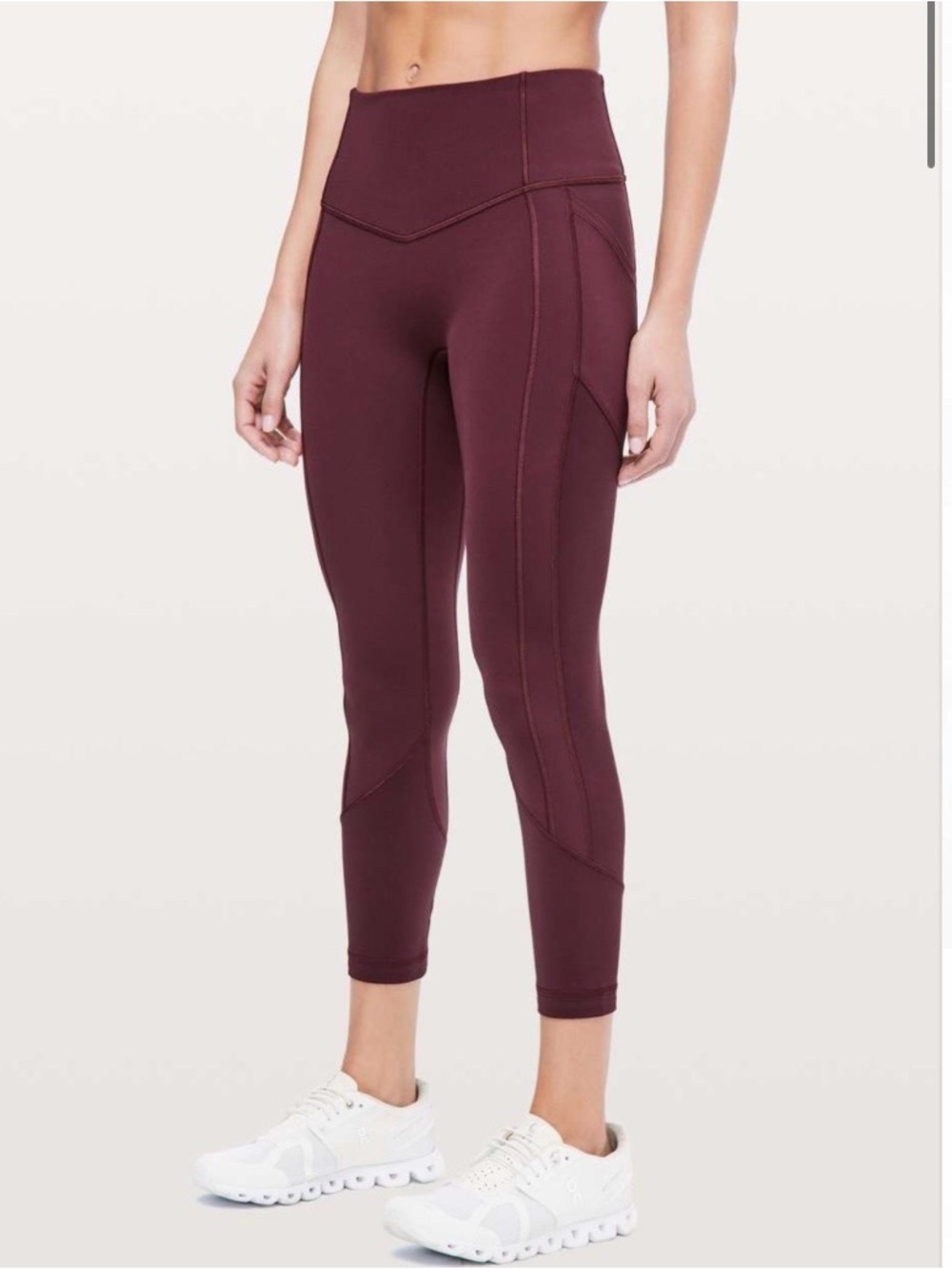 Lululemon All The Right Places Crop II 23" Size 2 Dark Adobe